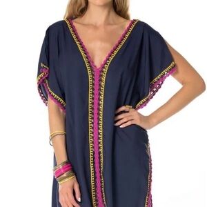 BECCA Navy Virtue Scenic Route Cover-Up XS/S